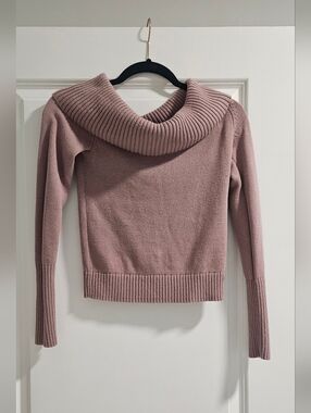 Sunday Best Dusty Rose Cowl Neck Sweater